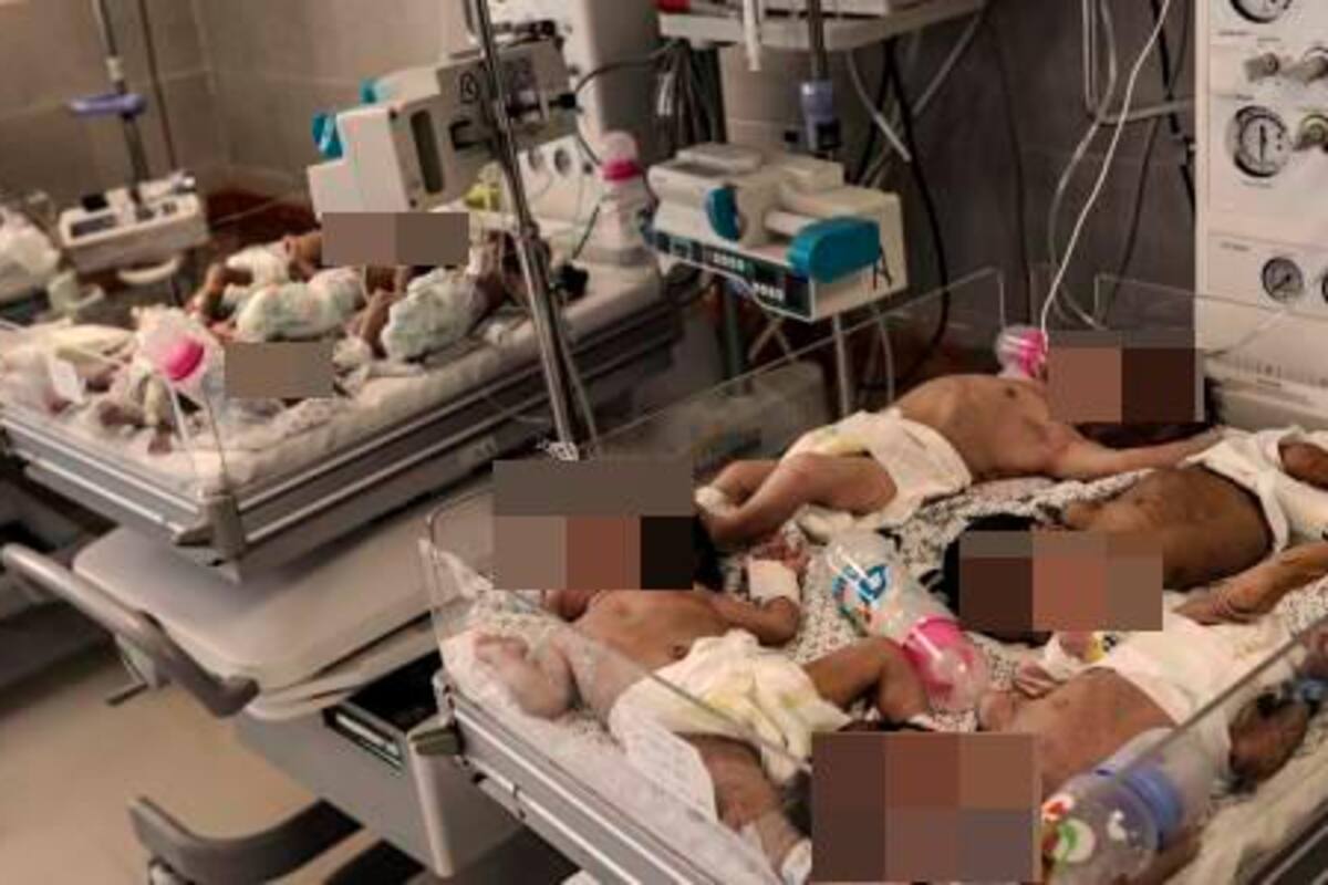 Video: los 28 niños evacuados de Gaza a Egipto están en estado crítico