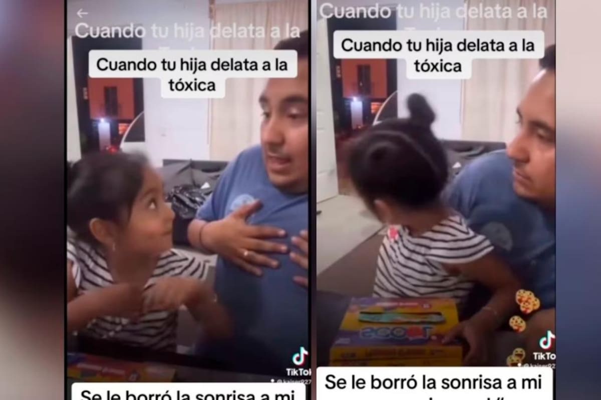 Niña confiesa a su padre la supuesta infidelidad de su madre en Tik Tok