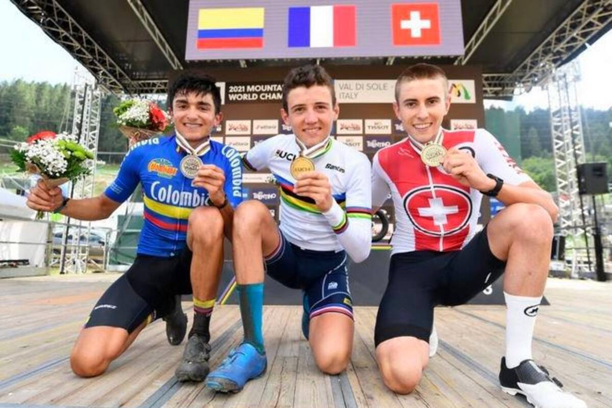 Camilo Gómez, plata para Colombia en el Mundial de MTB en Italia