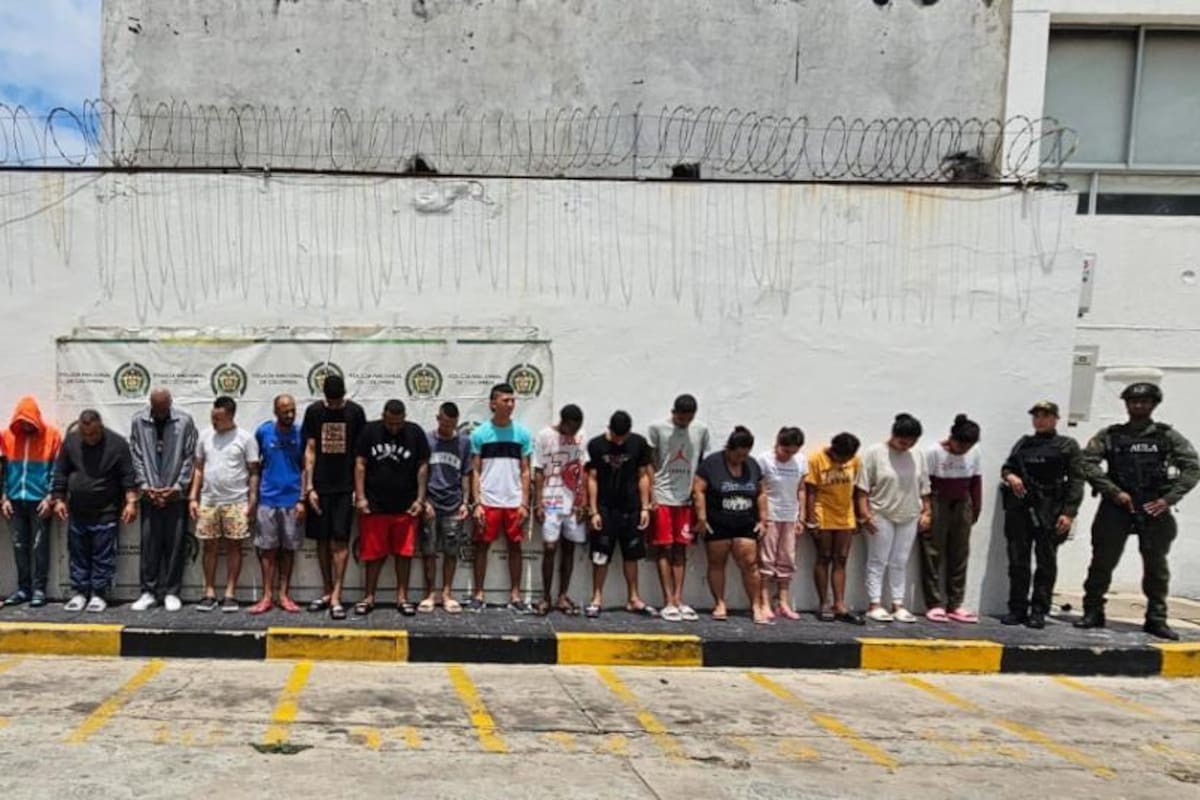 Capturados 27 presuntos extorsionistas al servicio de Digno Palomino