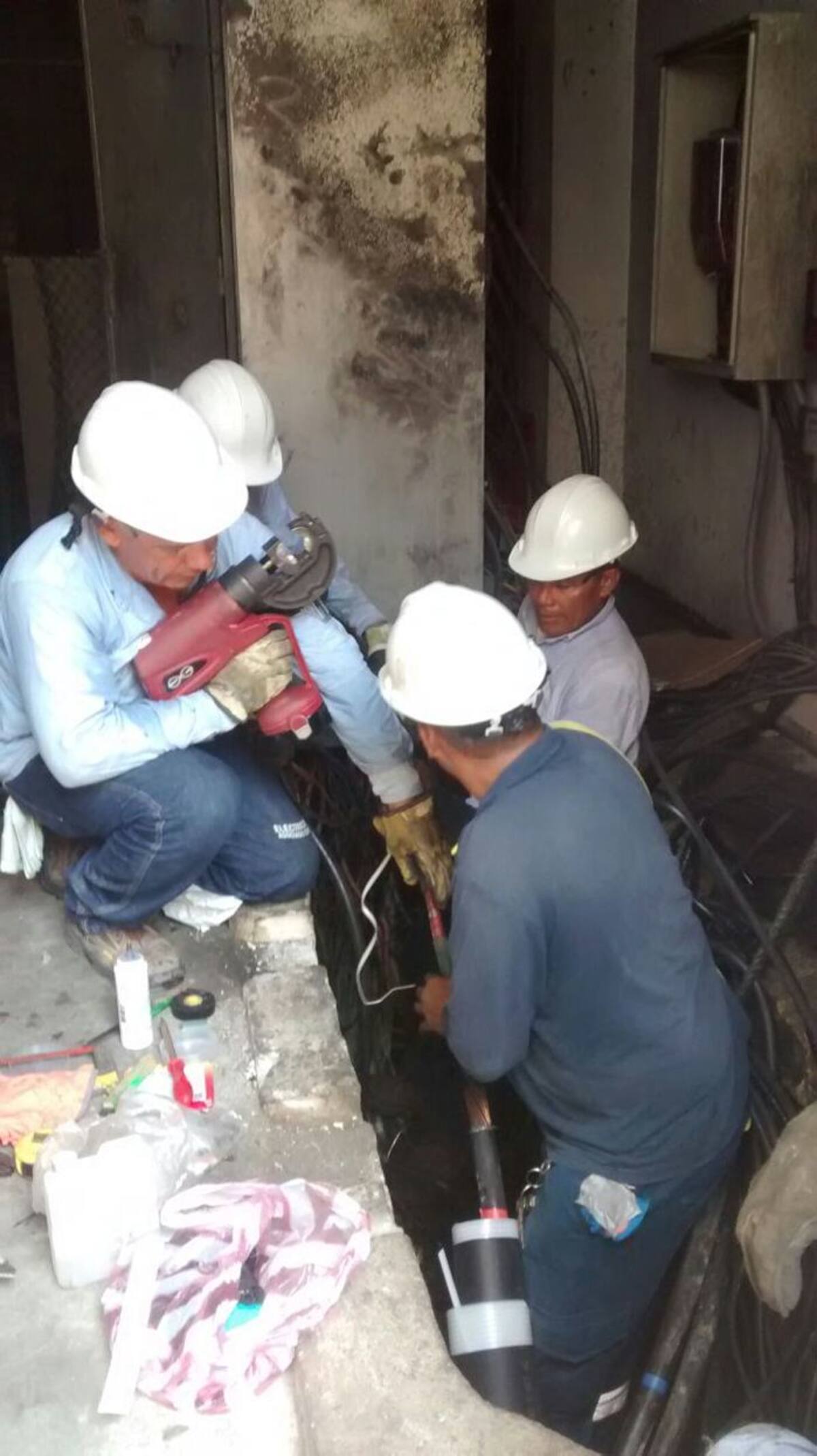 Electricaribe explica que el daño es subterráneo y por tanto más complicado de reparar. Cortesía Electricaribe