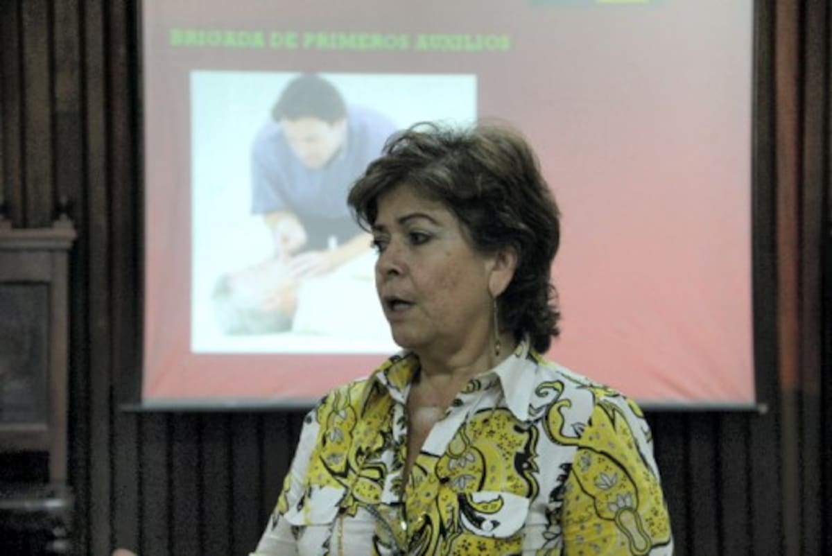 Según Marta Rojas, jefa de la sección de Salud Ocupacional, señaló que el plan de emergencias surgió con la emergencia que tuvo la Universidad hace un mes. cortesia