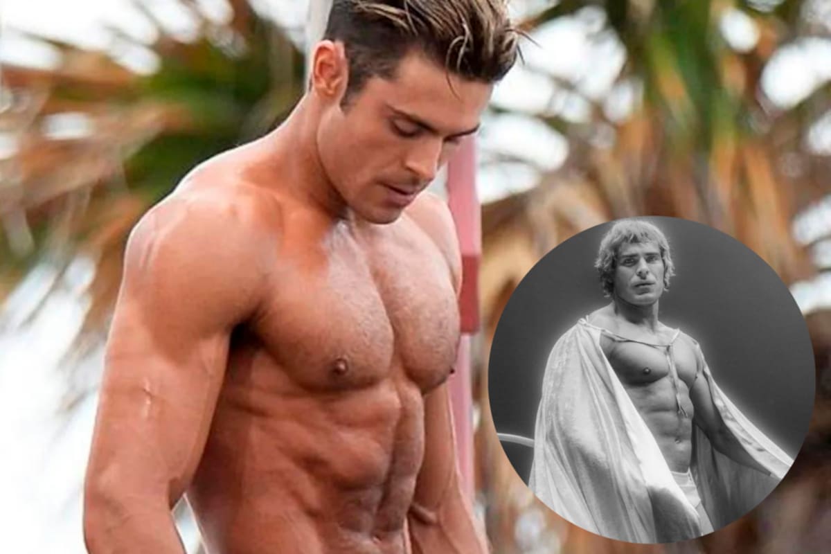 ¿He-Man? Zac Efron duramente criticado por nuevas fotos de su cuerpo