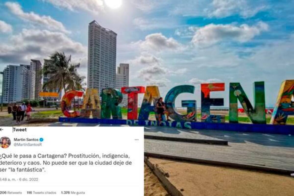 ¿Qué le pasa a Cartagena?, la pregunta de Martín Santos que enciende las redes