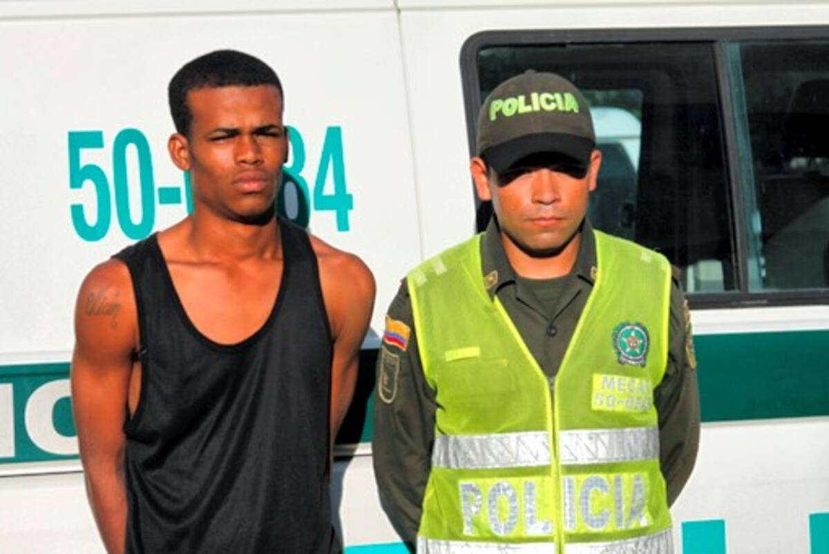 Yesid De La Rosa Batista fue presentado ante un Juez de Control de Garantías por los delitos de tentativa de homicidio, hurto y porte, tráfico y fabricación de arma de fuego Cortesía