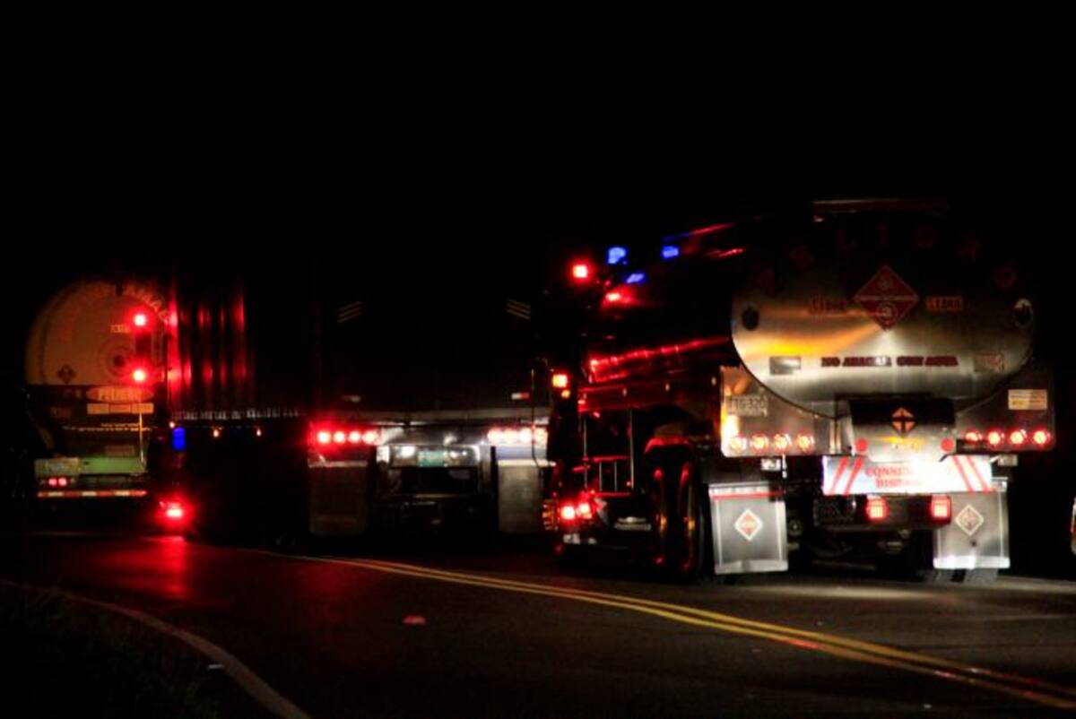 El hecho generó trancón en la variante Mamonal- Gambote. EL UNIVERSAL