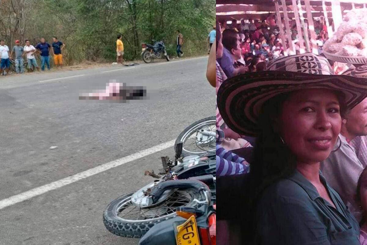 En fuerte accidente en moto murió la suegra del alcalde de Colosó