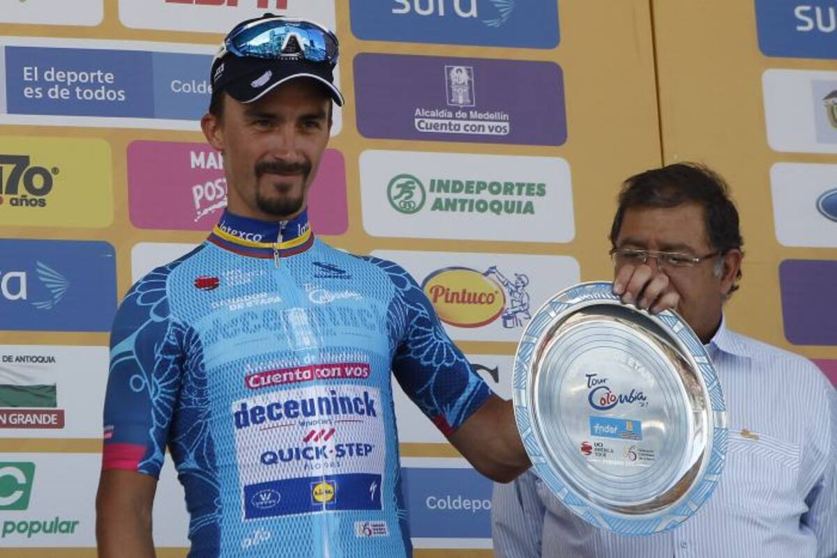 Julian Alaphilippe toma el liderato del Tour Colombia en la penúltima etapa