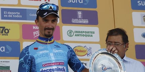Julian Alaphilippe toma el liderato del Tour Colombia en la penúltima etapa