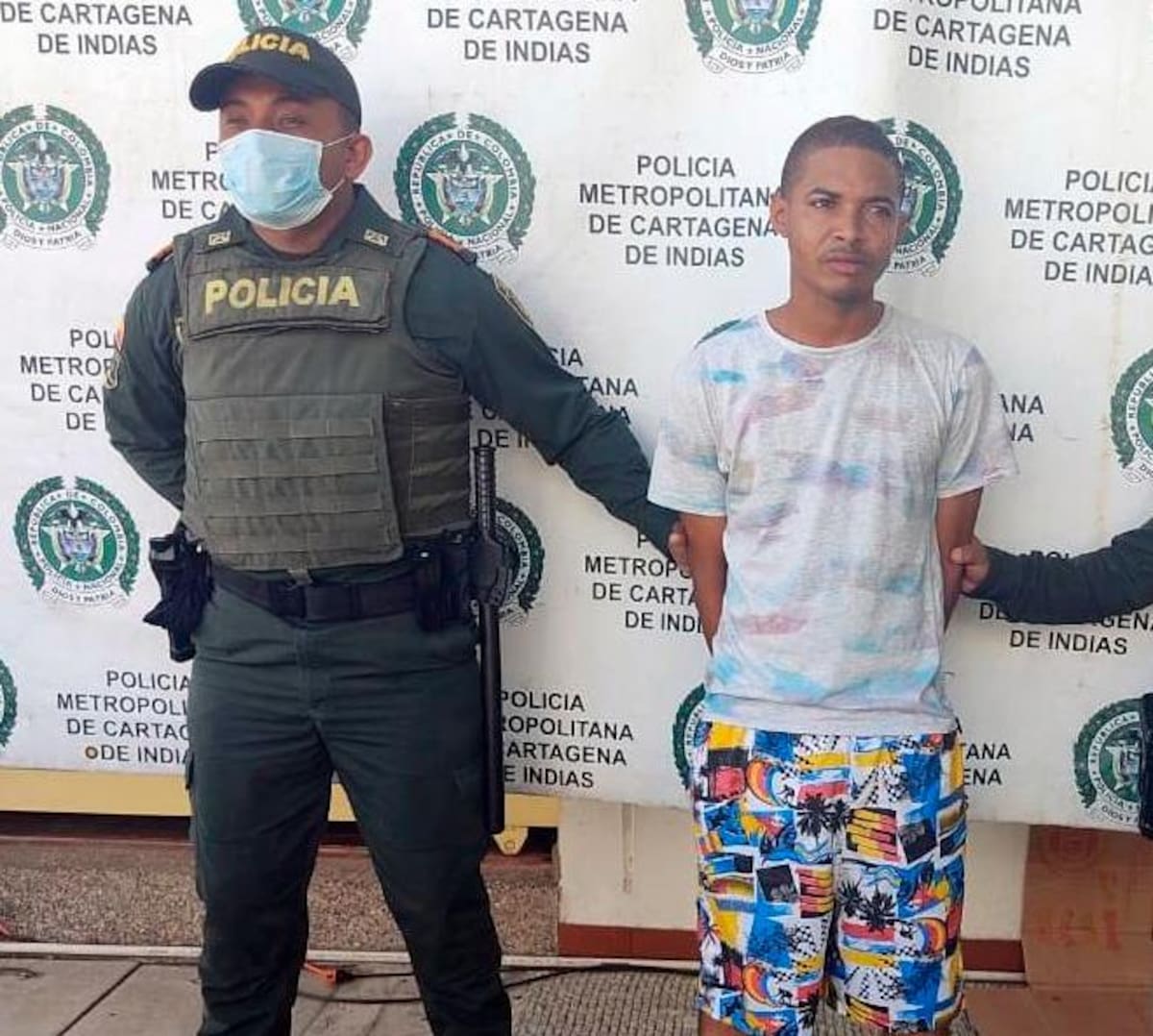 Howard Montes, señalado de homicidio en Turbaco.