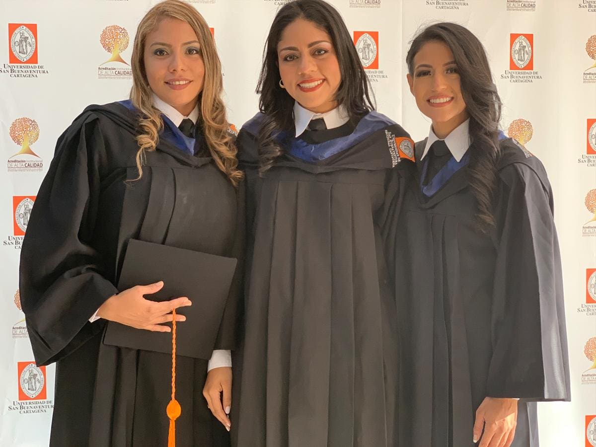 Anyereis Jiménez, Elvia Morales y Laura Ángel.