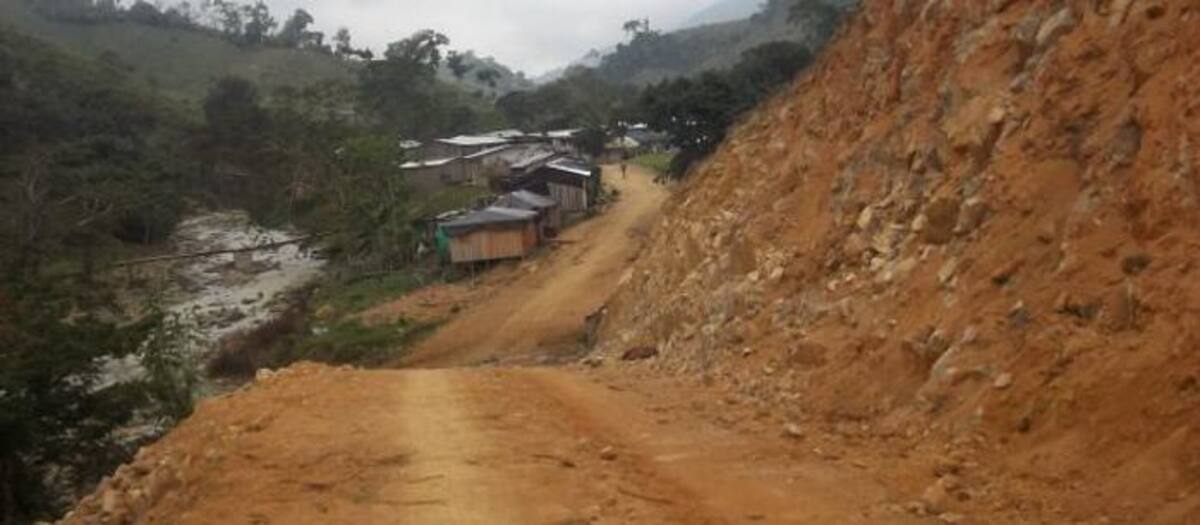 Corregimiento El Paraíso, en el municipio de Montecristo (Bolívar). COLPRENSA