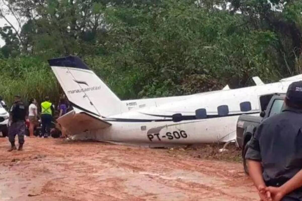 Tres personas mueren tras caída de avioneta en Brasil