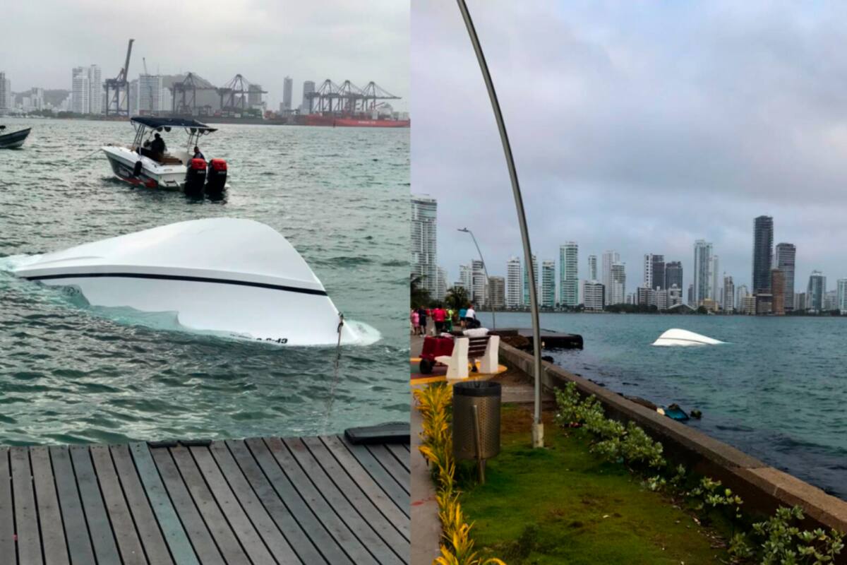 Investigan si piloto de la lancha que se volcó en Castillogrande iba tomado