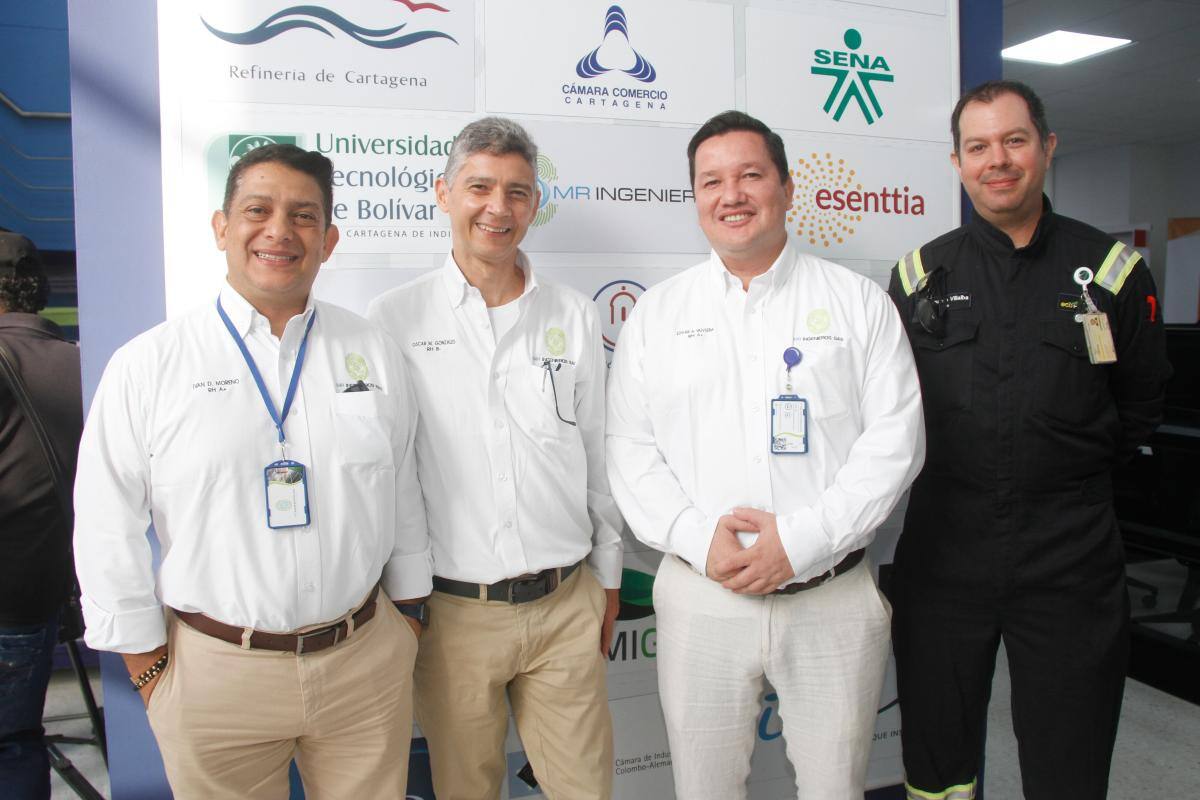 Iván Moreno, Oscar González, Edgar Valbuena y Leonardo Villalba.