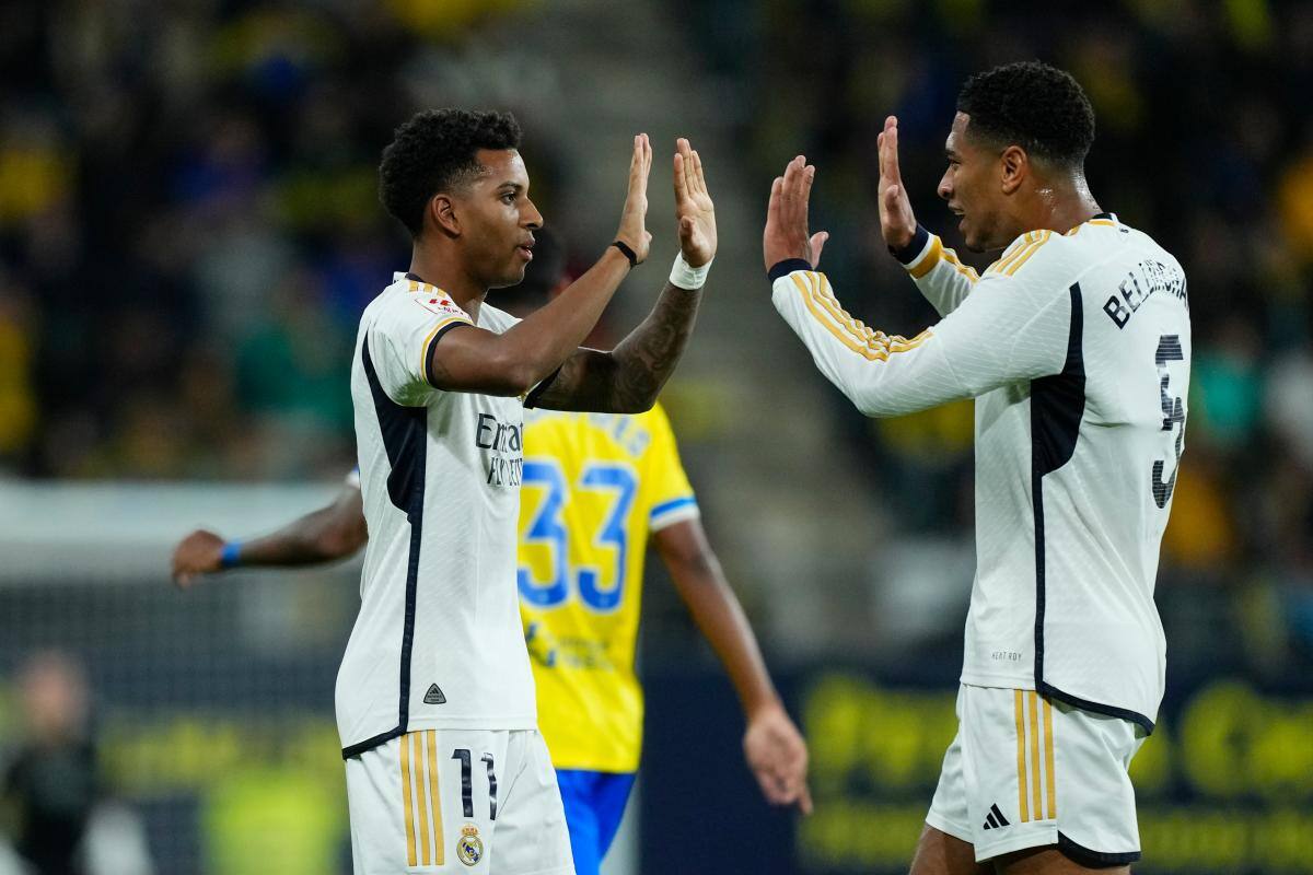 Rodrygo y Bellingham colocan líder al Real Madrid