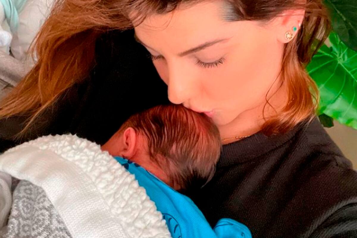 Carolina Cruz contó la razón del tamaño de la cabeza de su bebé
