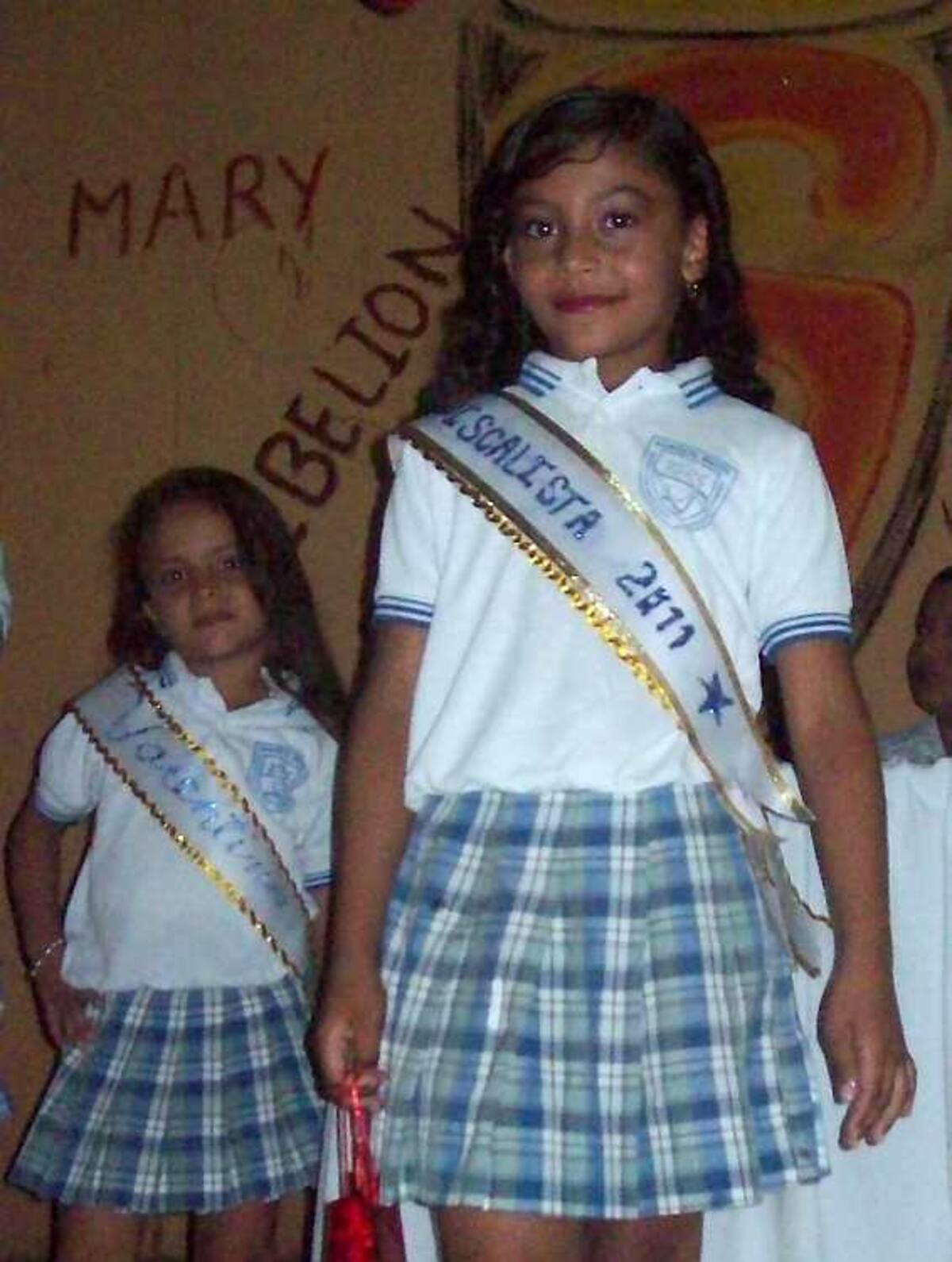 Valentina Peña; Nena Mariscalista y Dayana Yances elegida Niña Mariscalista. GERMÁN MADERA/EL UNIVERSAL