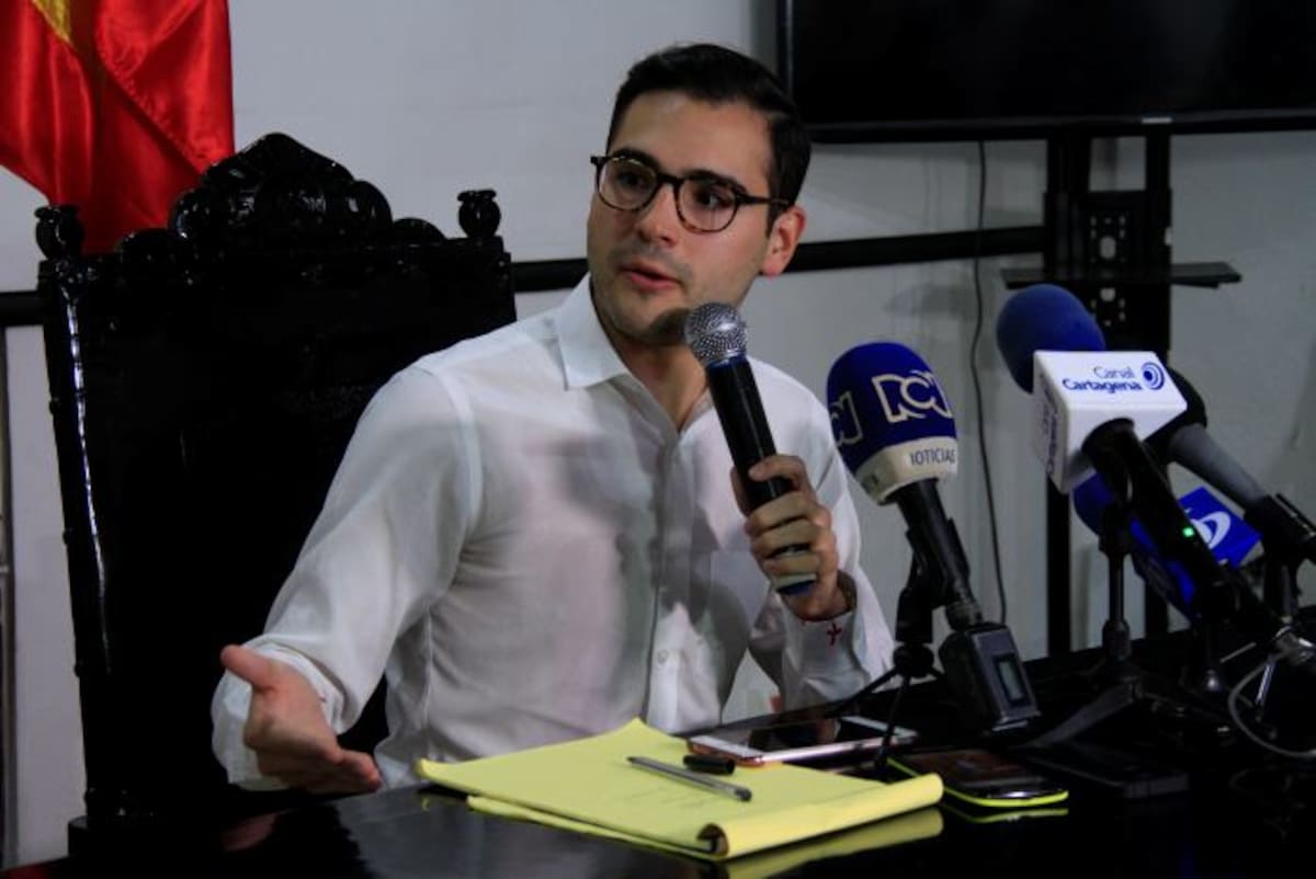 Sergio Londoño Zurek, alcalde (e) de Cartagena. Zenia Valdelamar- El Universal.