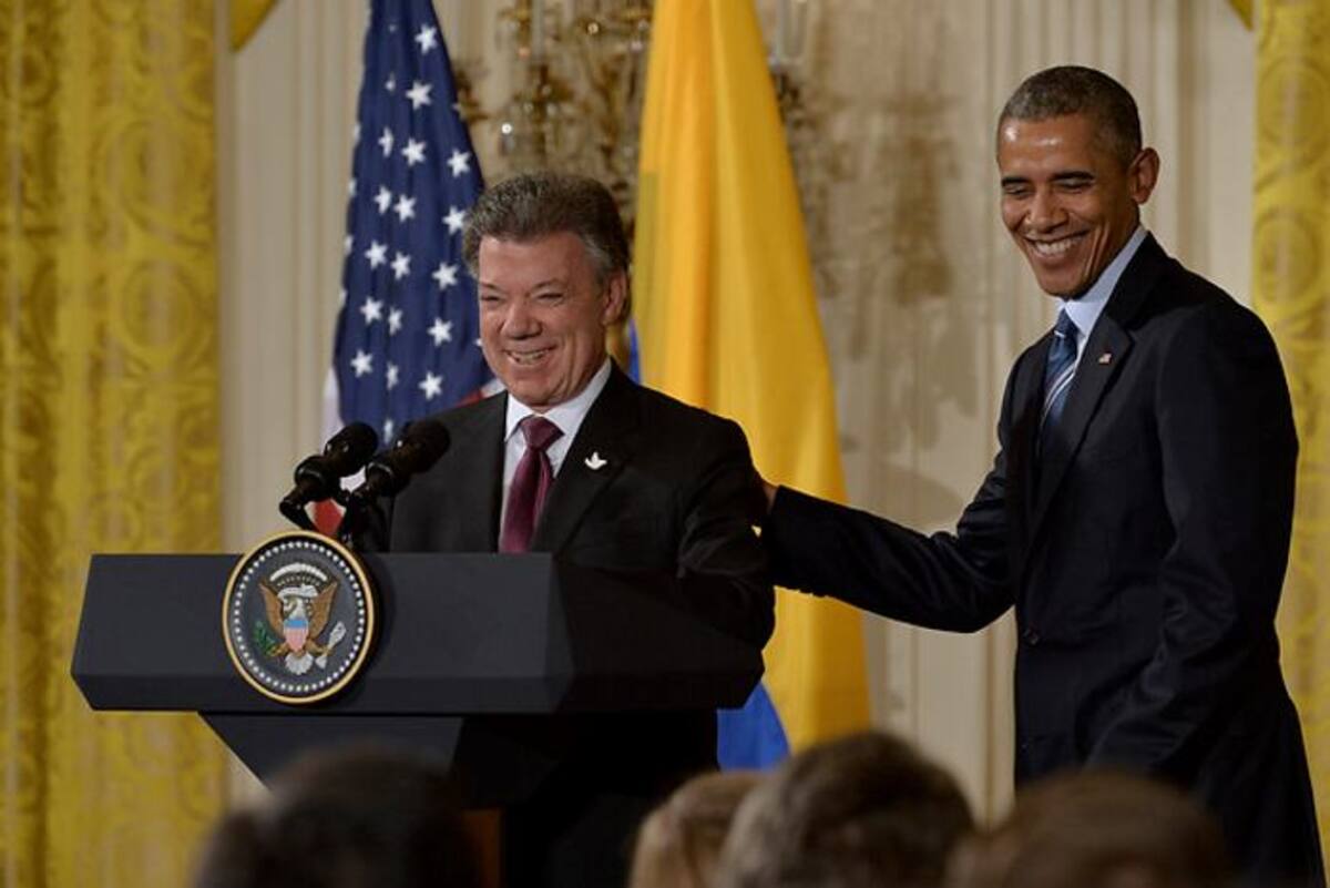 Los presidente Barack Obama y Juan Manuel Santos anunciaron el nuevo capítulo del Plan Colombia, ahora llamado Paz Colombia. COLPRENSA