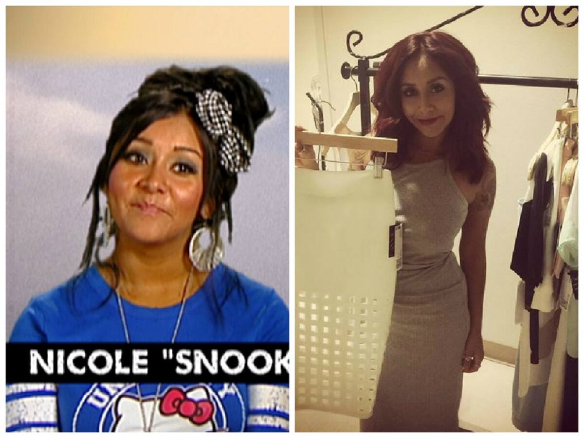 ´Snooki' antes y después. ARCHIVO