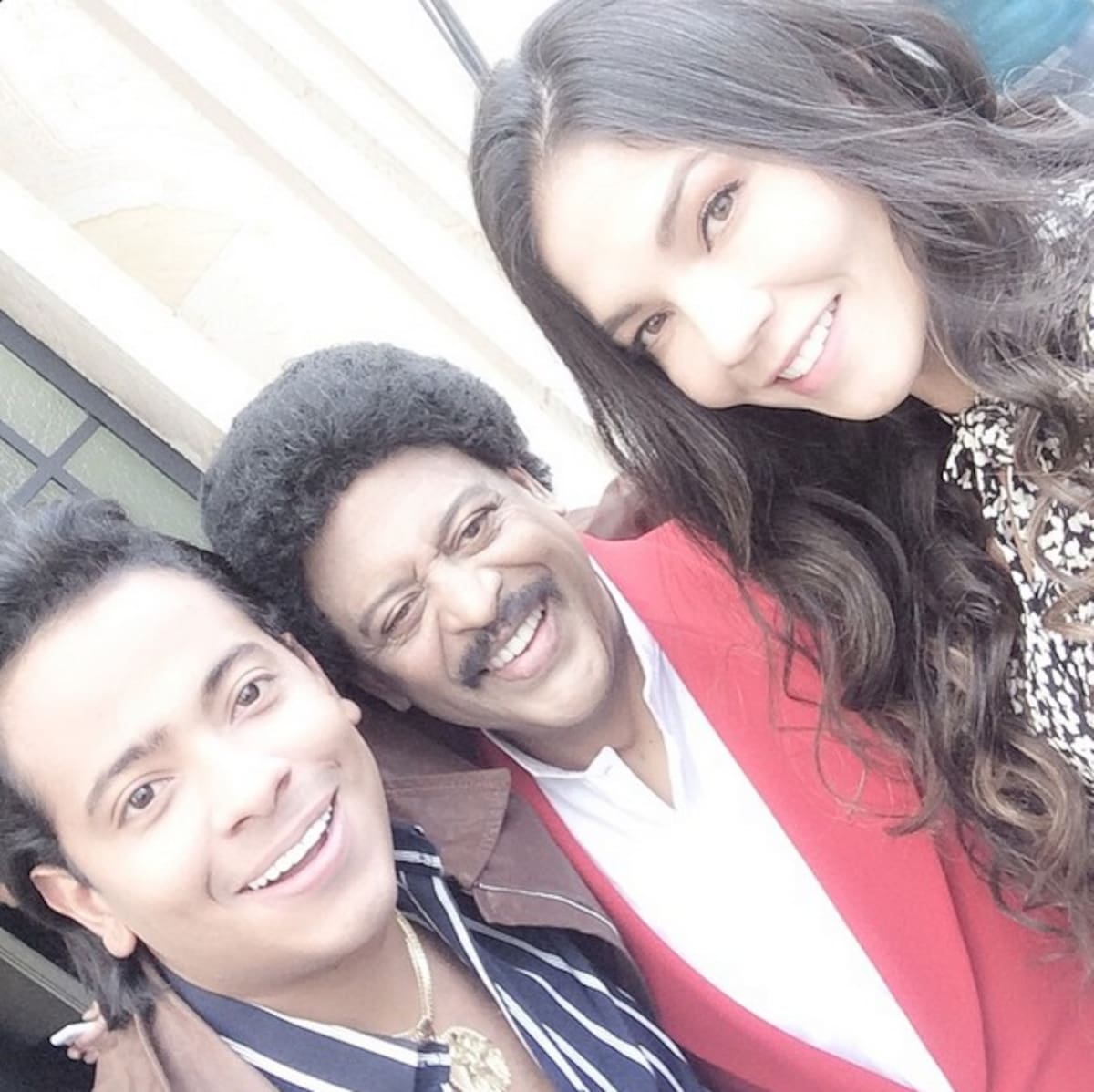Orlando Liñan, Wilfrido Vargas y Shirly Gómez. INSTAGRAM