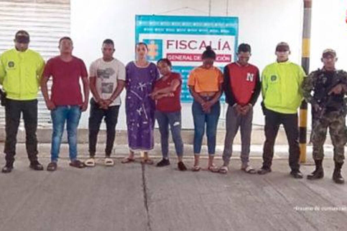 Presuntos extorsionistas del grupo criminal ‘Los del Toro’ son llevados a prisión