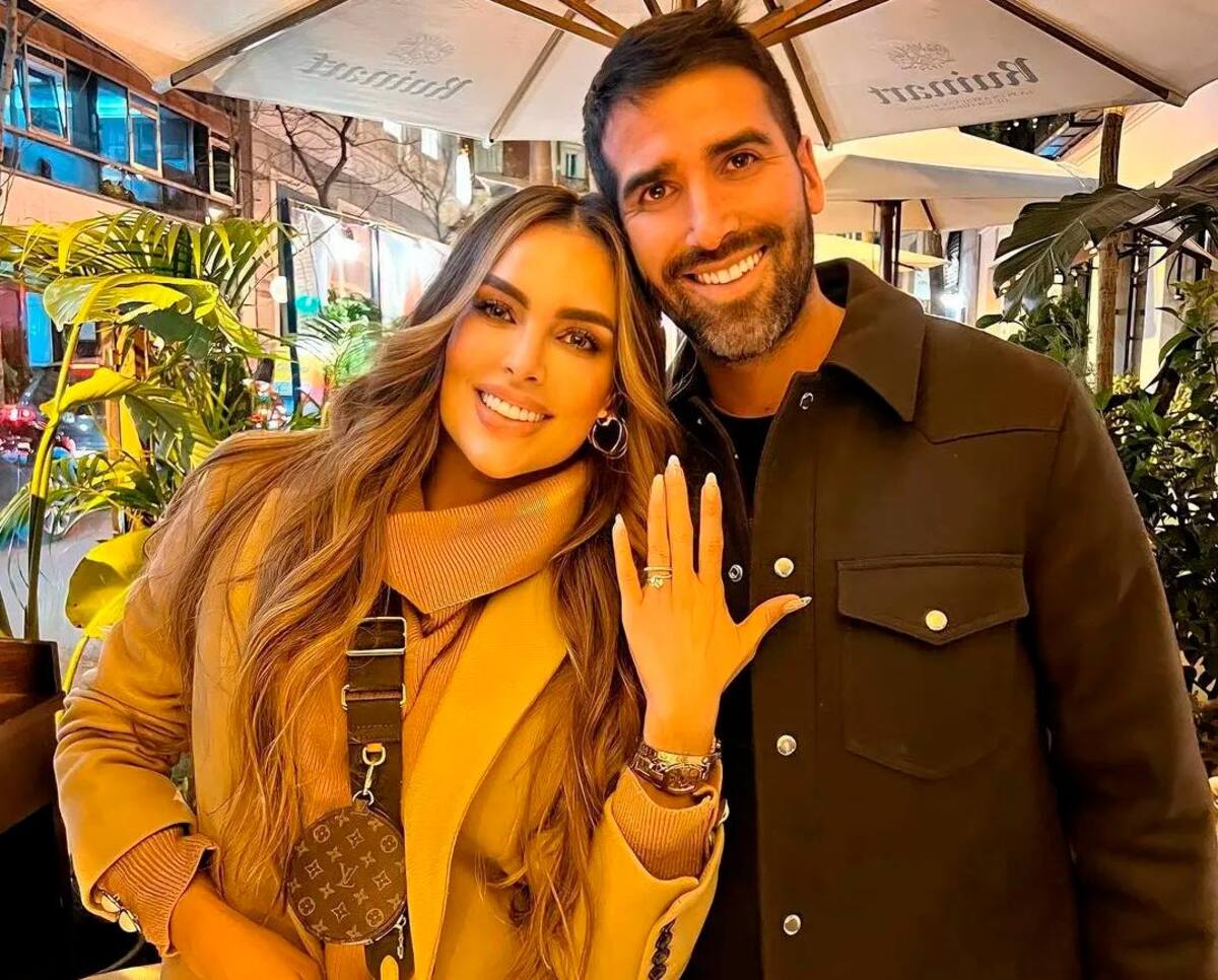 Sara Corrales y Rafael Gutiérrez se comprometieron en febrero de este año. // Foto: redes sociales.