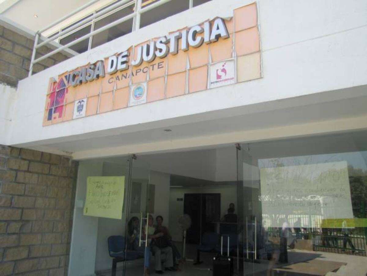 Casa de Justicia de Canapote. DANIELA BUELVAS- EL UNIVERSAL