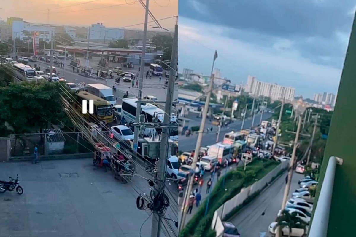 ¡Ojo! Monumental trancón en La Cordialidad y sectores aledaños