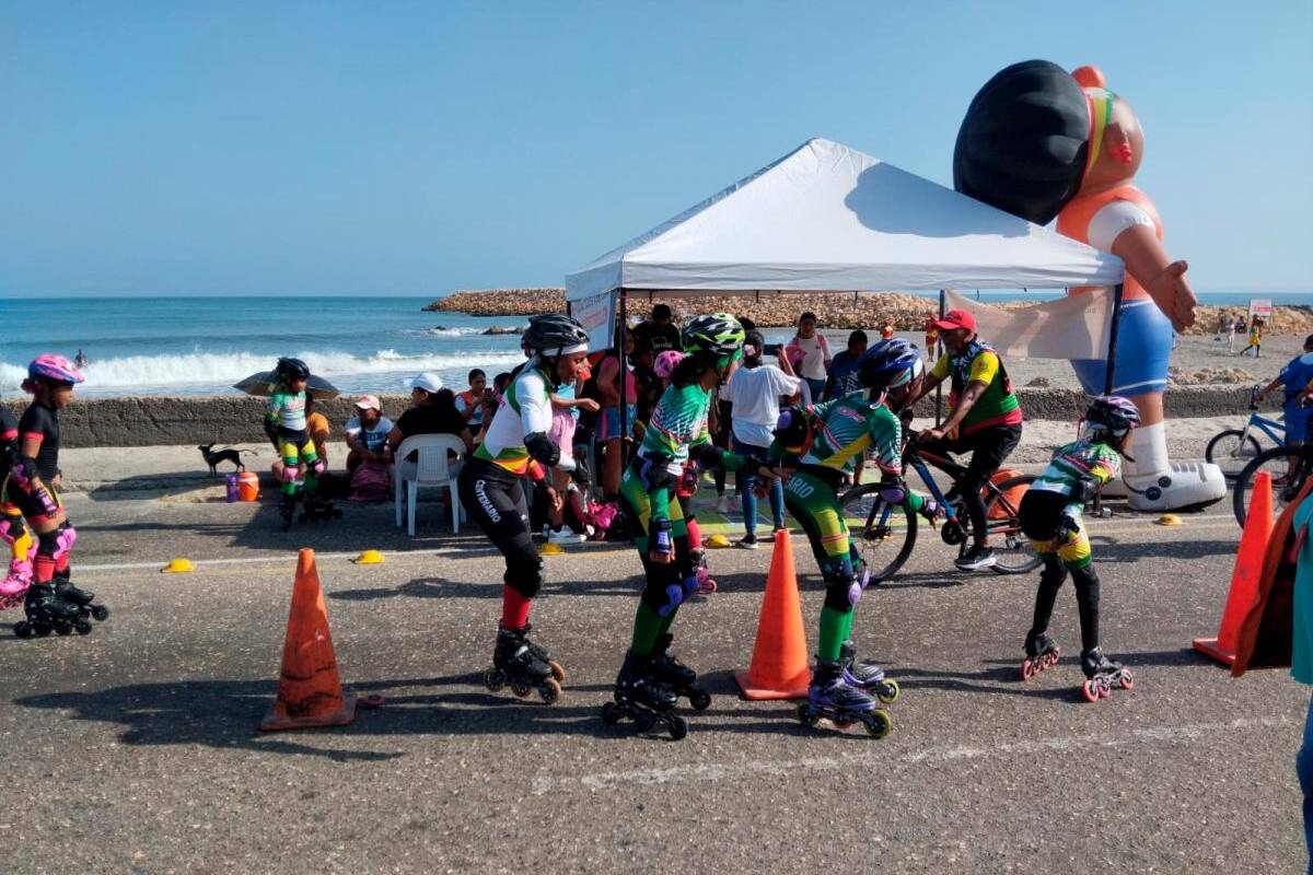En fotos: Así se vivió la ciclovía dominical este 13 de agosto en Cartagena