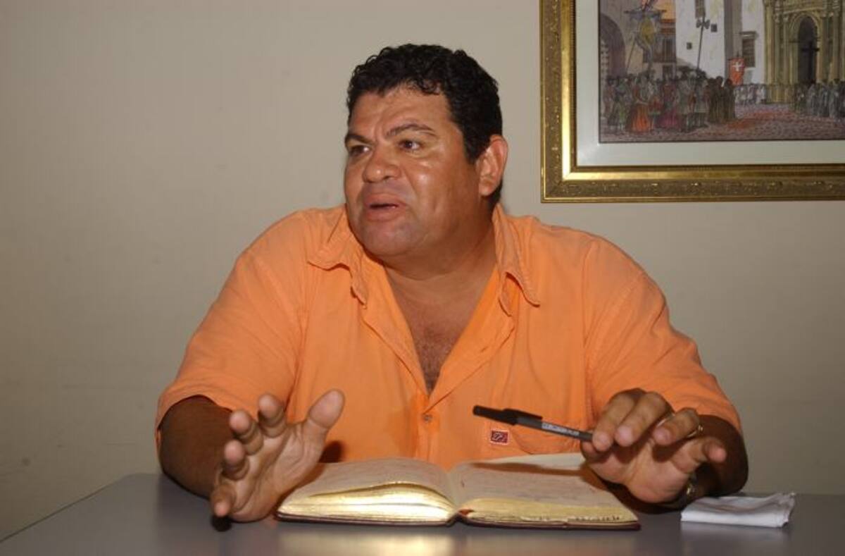 Edgar Gutiérrez Sierra en una de sus entrevistas en El Universal Óscar Díaz-El Universal