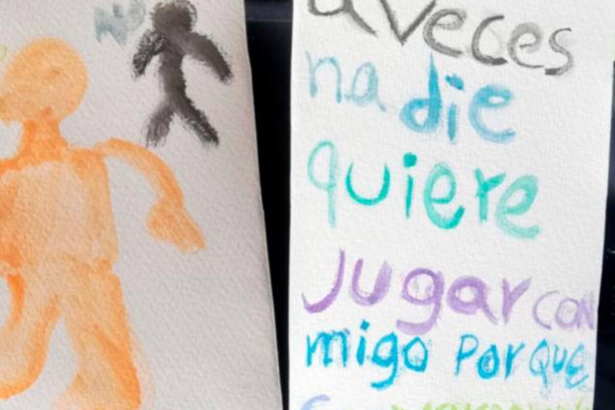 El triste mensaje de niño venezolano que abre un debate en Colombia
