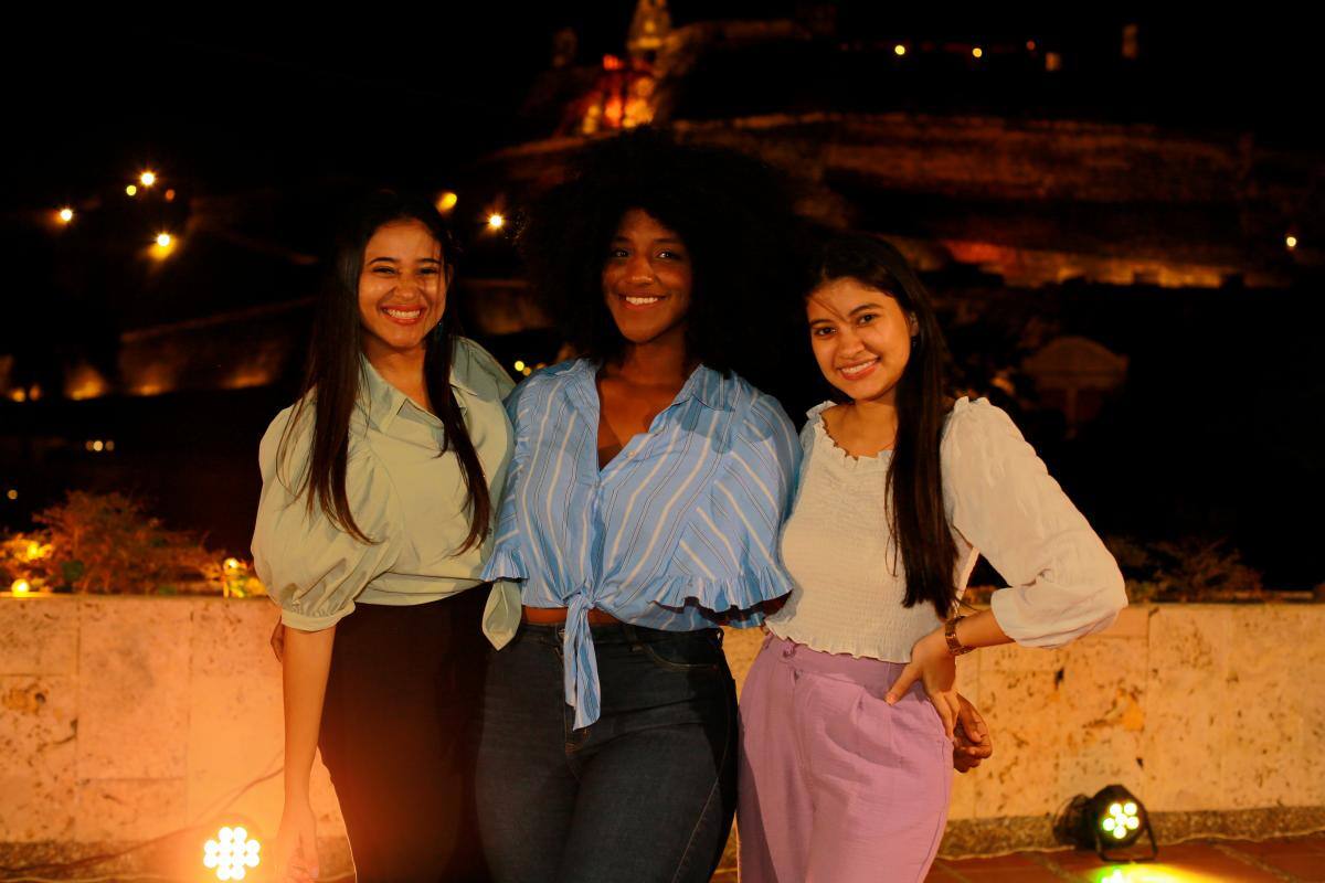 Lina Orozco, Antonella Gómez y María Alejandra Orozco.
