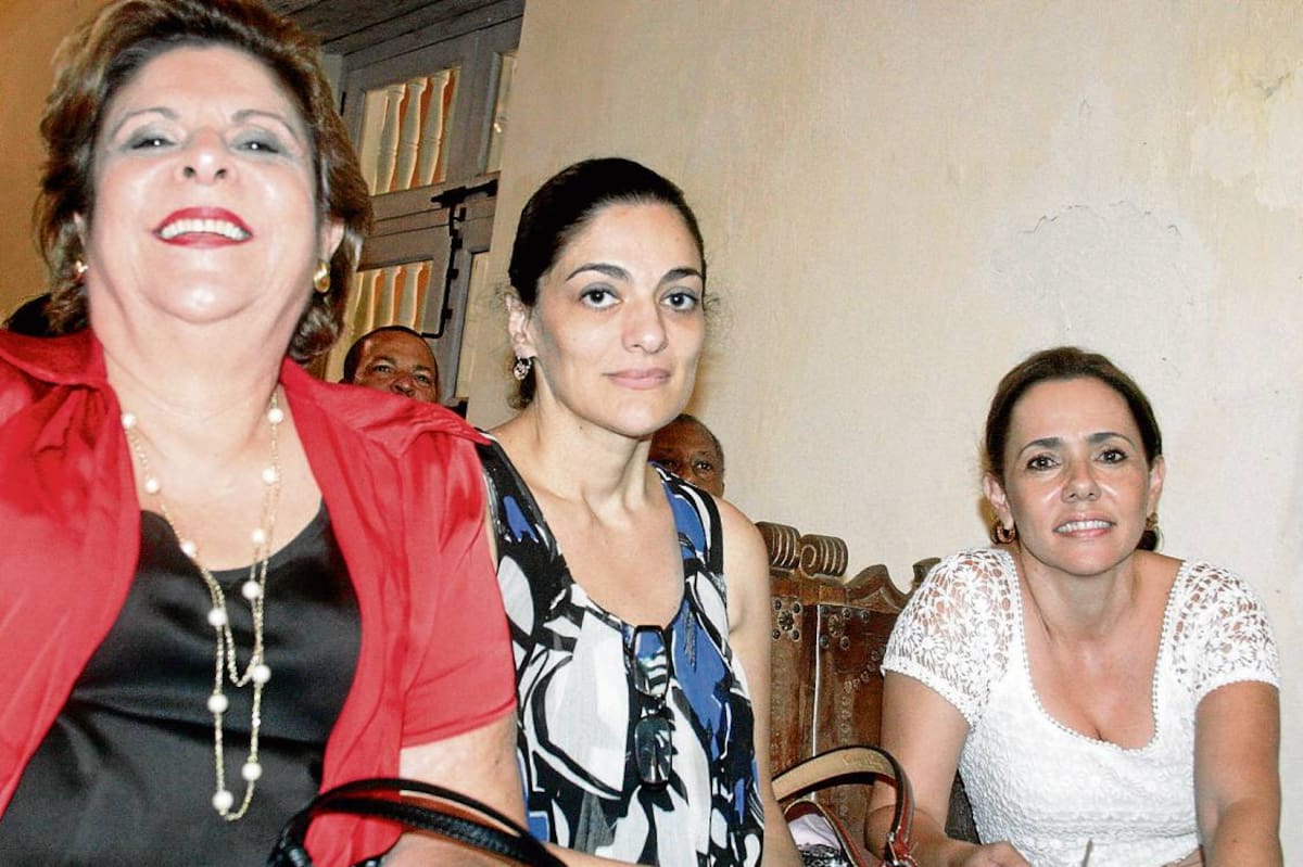 Angelina Martínez, Mónica Fadul y Carmen Hernández.