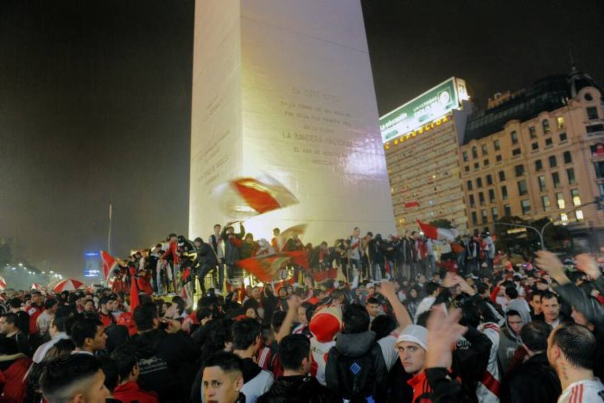 Aficionados de River Plate. AFP ALFREDO LUNA