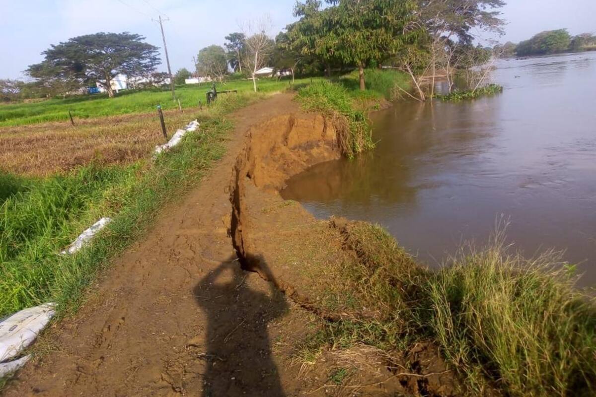 Erosión del Sinú deja incomunicadas a veredas de San Bernardo del Viento