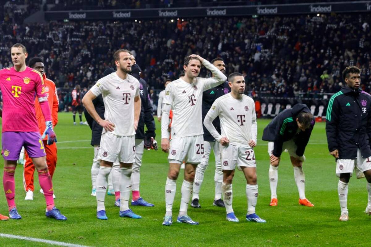 ¡Batacazo! Eintracht Frankfurt golea al Bayern Múnich en la Bundesliga
