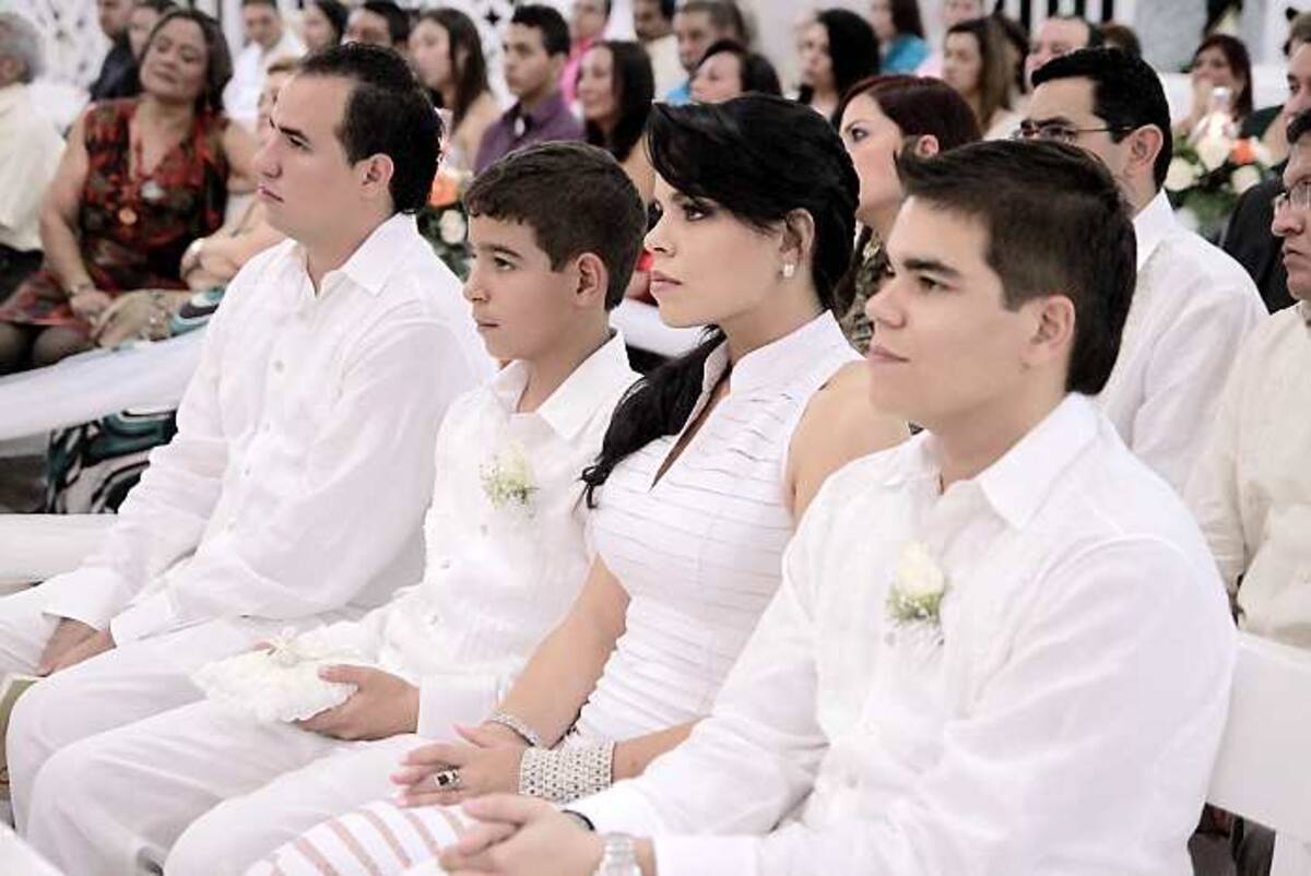 Los hijos de la pareja: Héctor Junior, Jean Carlos, Joan Katerine y Johnatan Quiroga Amaya.