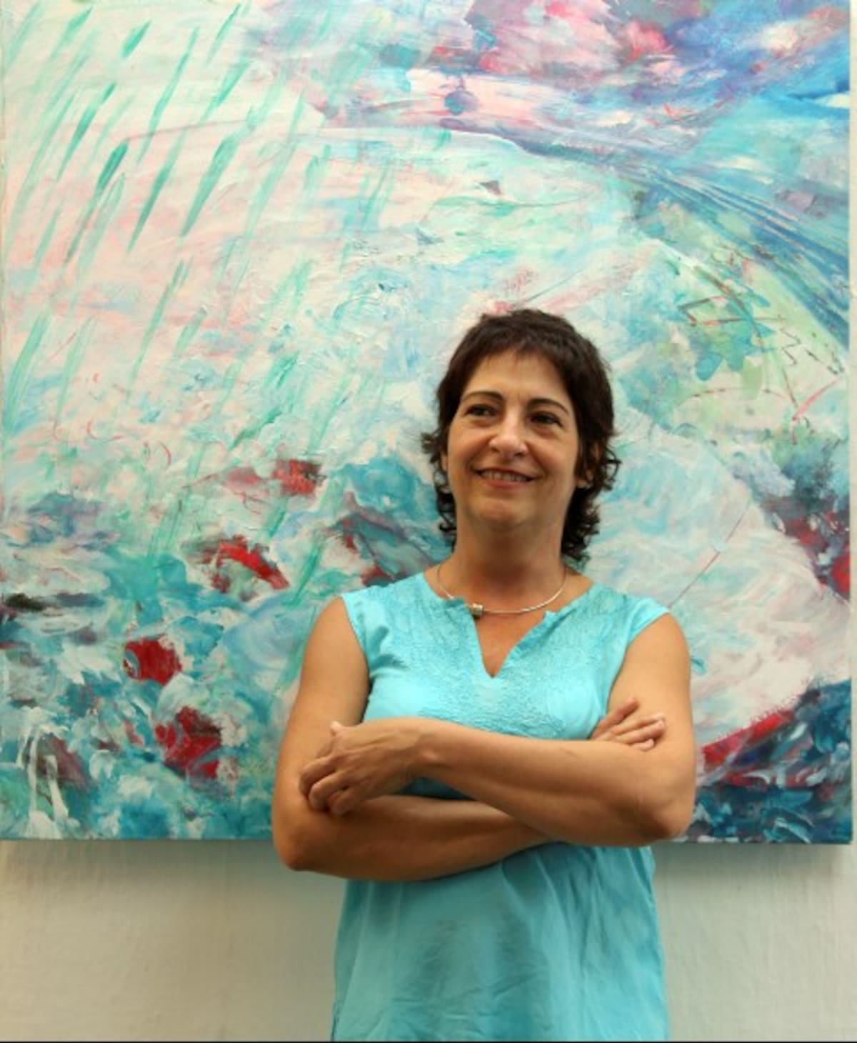 La artista Bibiana Vélez.