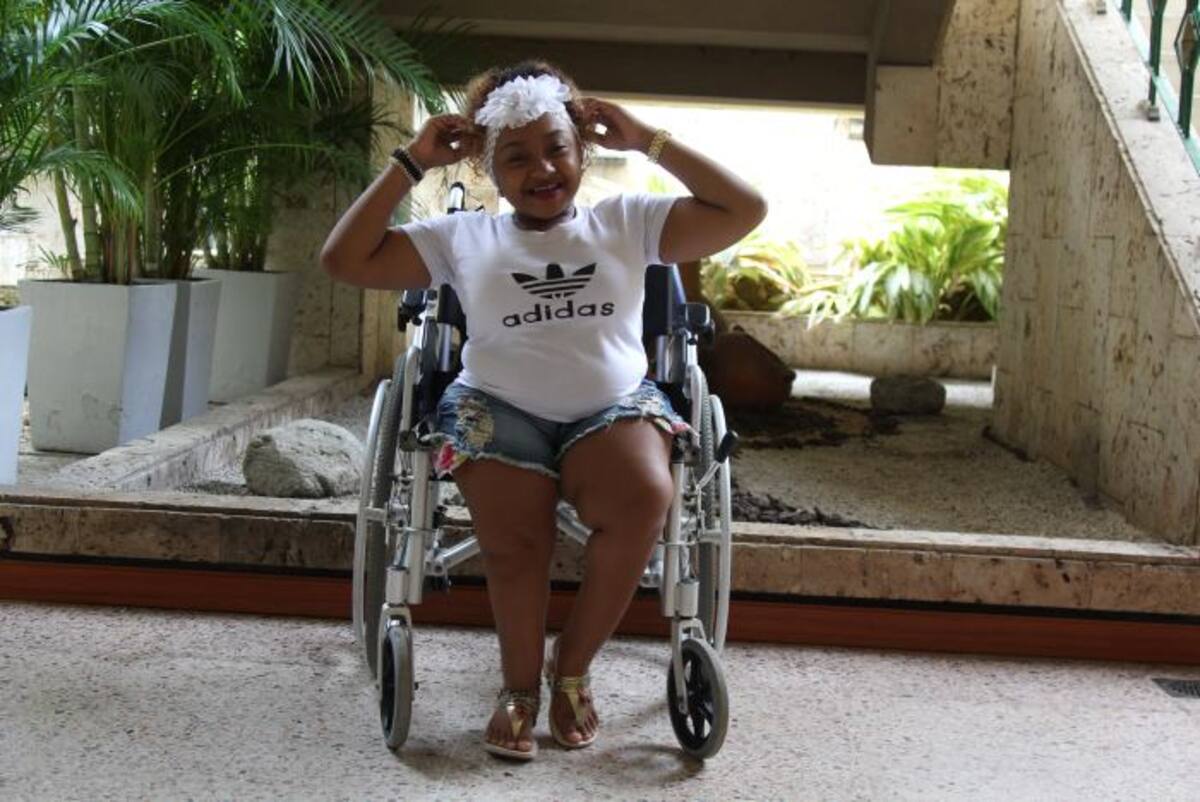 Sherlyn López Taborda vive en Nuevo Paraíso. Kailline Giraldo Bejarano
