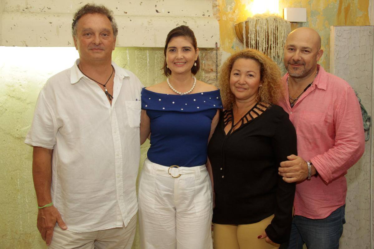 Mariano Lombardo, Dayla Villalba, Patricia García y Felice Desiderio.