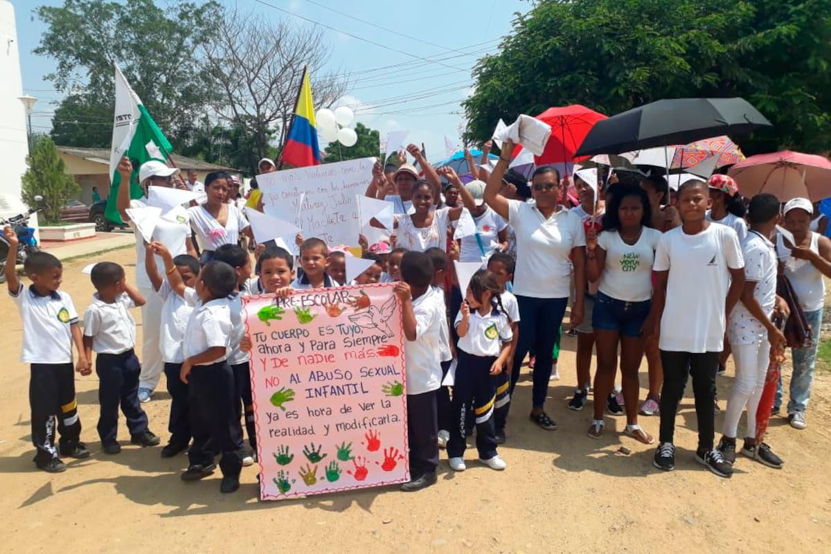 En Mahates rechazan la violencia y piden la paz
