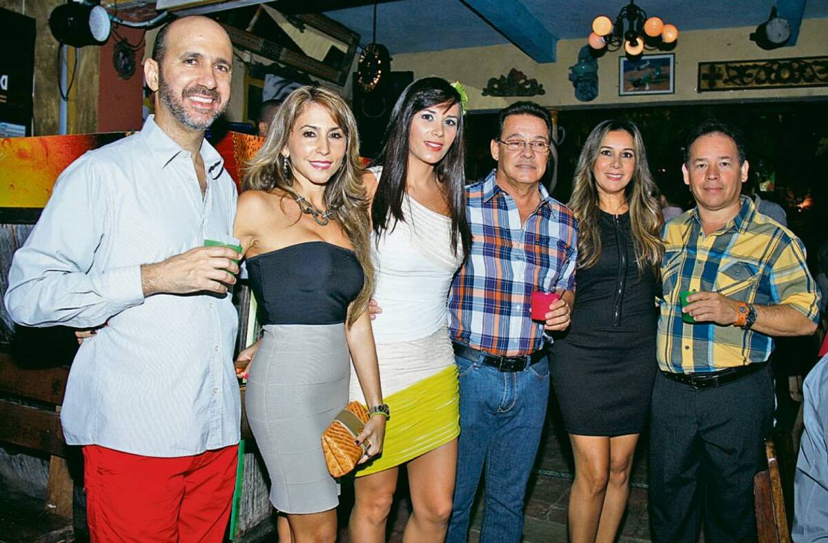 Munir Char, Pilar Ordóñez, Paola Turbay de Berrío, Joaco Berrío, Mónica Quiroga y Juan Grau.