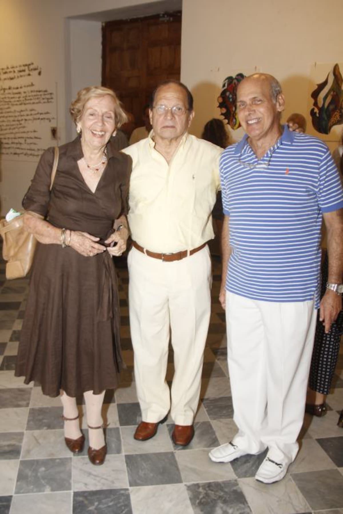 Yolanda Pupo de Mogollón, Alfredo Villalba Bustillo y Ricardo Vélez Pareja.