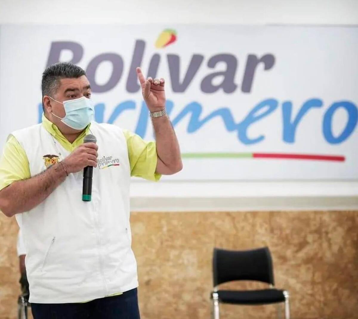 Carlos Félix Monsalve, secretario del Interior de Bolívar. // Cortesía.