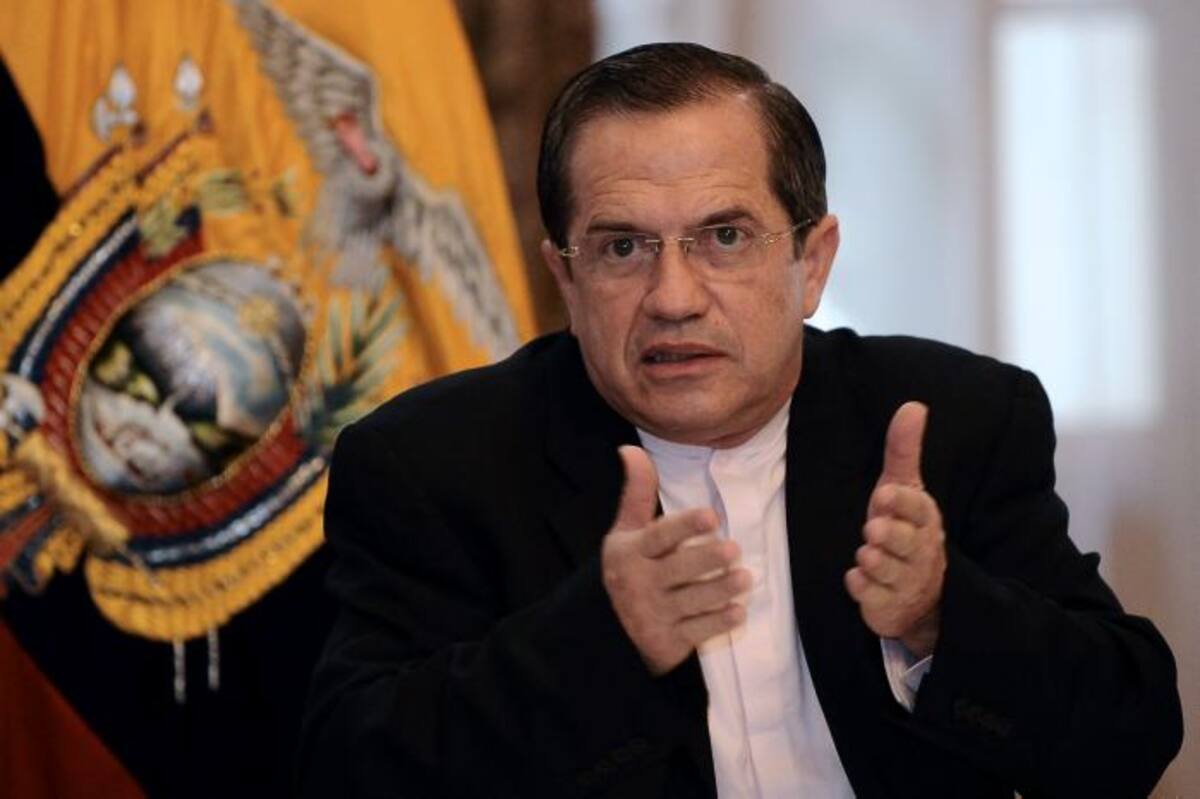 El canciller ecuatoriano Ricardo Patiño. COLPRENSA