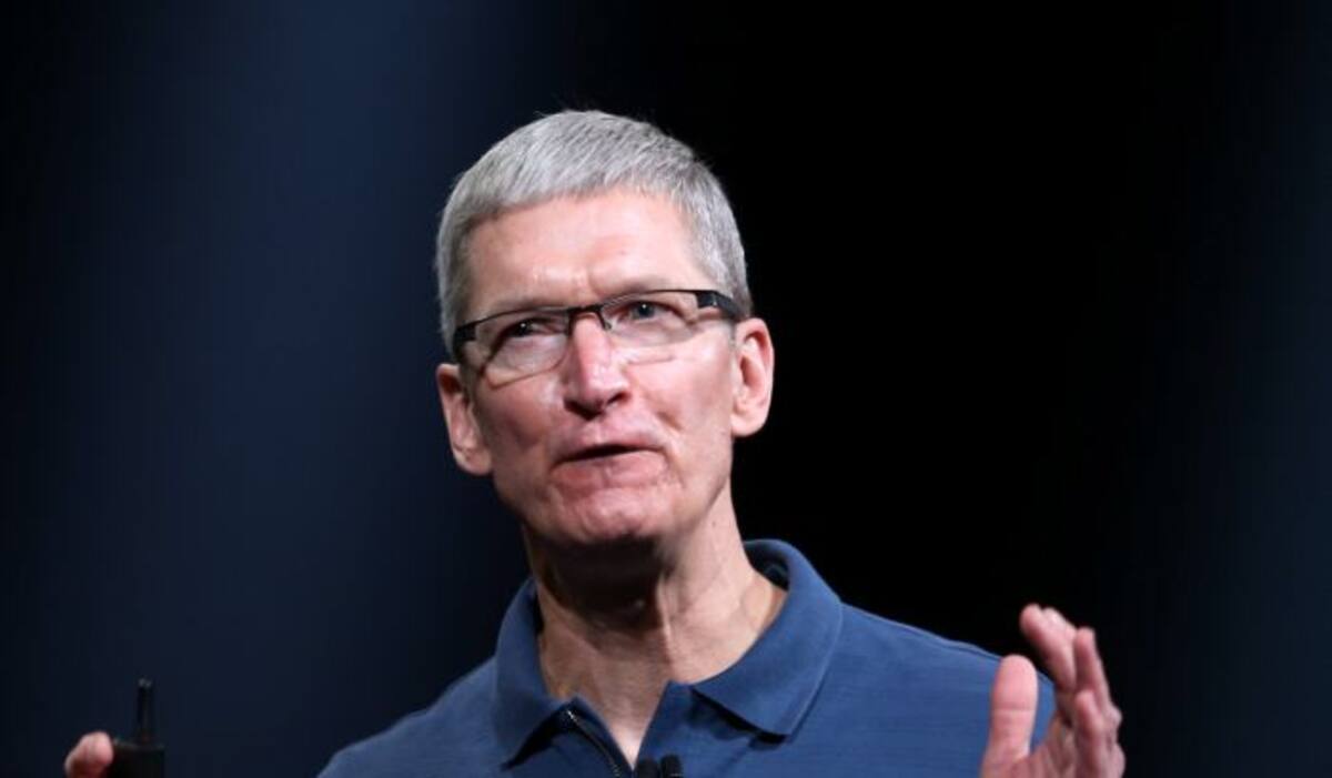 Tim Cook, CEO de Apple. AFP KIMIHIRO HOSHINO