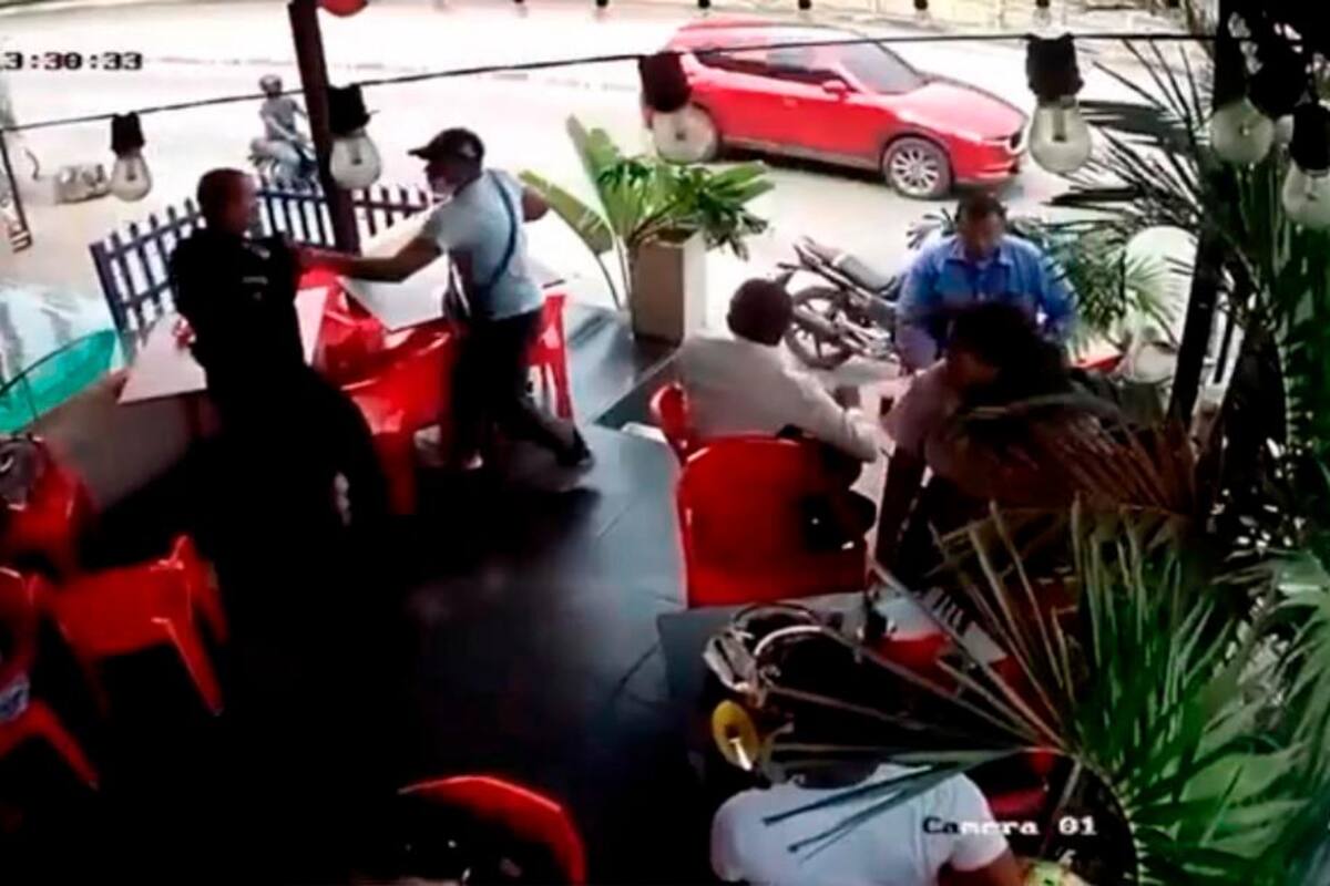 “Me disparó para huir”: relato del militar baleado en atraco a restaurante