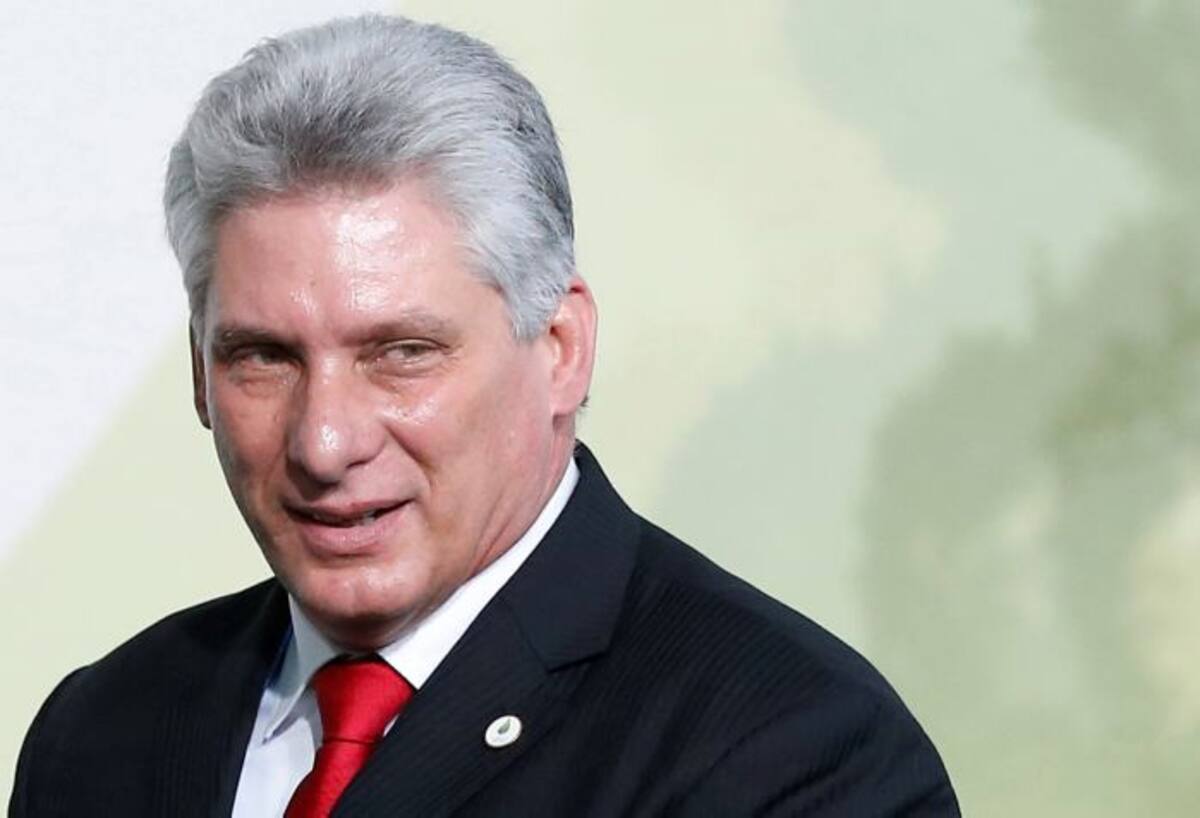 Miguel Díaz-Canel, presidente cubano. EFE.